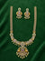 Premium Designer Long Necklace Set with Matching Earrings for Women