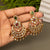 Premium Gold Plated Chandbali Earrings for Women | CZ Stone Traditional Chandeliers | Party, Wedding & Festive Wear