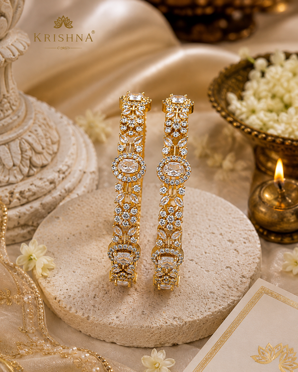 Elegant Designer Stone Bangles for Women