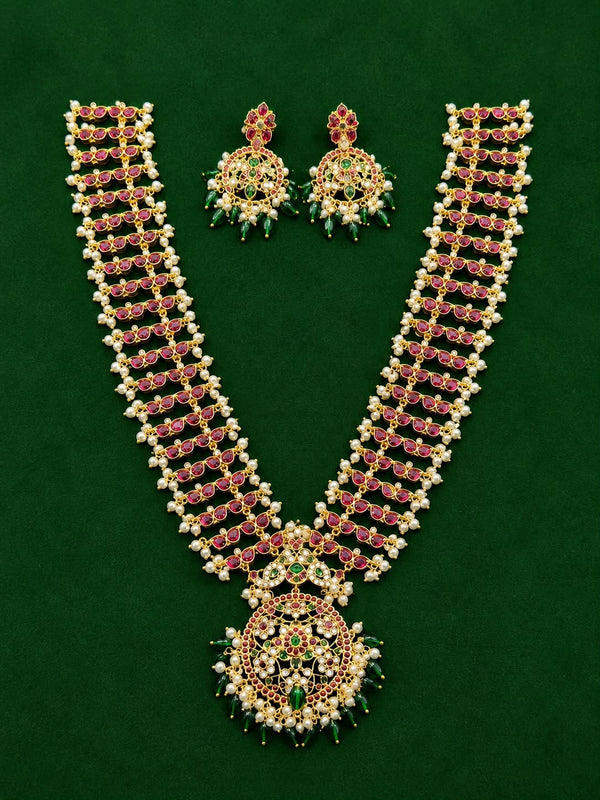 Premium Bridal Kundan Choker Necklace Set for Women | Gold Tone Traditional Jewellery Set with Matching Earrings