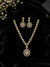 Premium Gold Plated Pendant Necklace with Matching Earrings | Party & Wedding Jewellery
