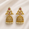 Traditional Artificial Designer Jhumka Earrings with Pearl Drops for Women