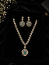 Premium Gold Plated Pendant Necklace with Matching Earrings | Party & Wedding Jewellery