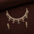 Elegant American Diamond Choker Necklace Set for Women | Gold Finish CZ Necklace with Multicolor Teardrop Stones & Matching Earrings