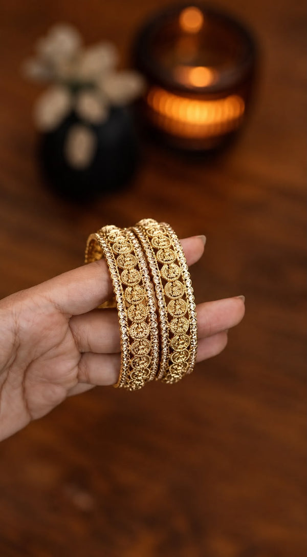 Premium Traditional Designer Bangles for Women | Pair of 2