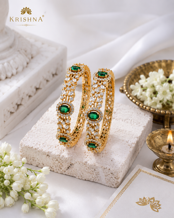 Elegant Designer Stone Bangles for Women