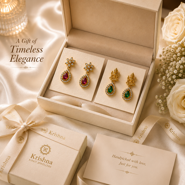Traditional Designer Earrings Combo Set for Women | Set of 2