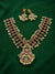 Premium Bridal Kundan Necklace Set for Women | Gold Tone Traditional Jewellery Set with Matching Earrings