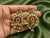 Premium Gold Plated Chandbali Earrings for Women | CZ Stone Ethnic Earrings with Pearl & Green Beads | Festive & Party Wear