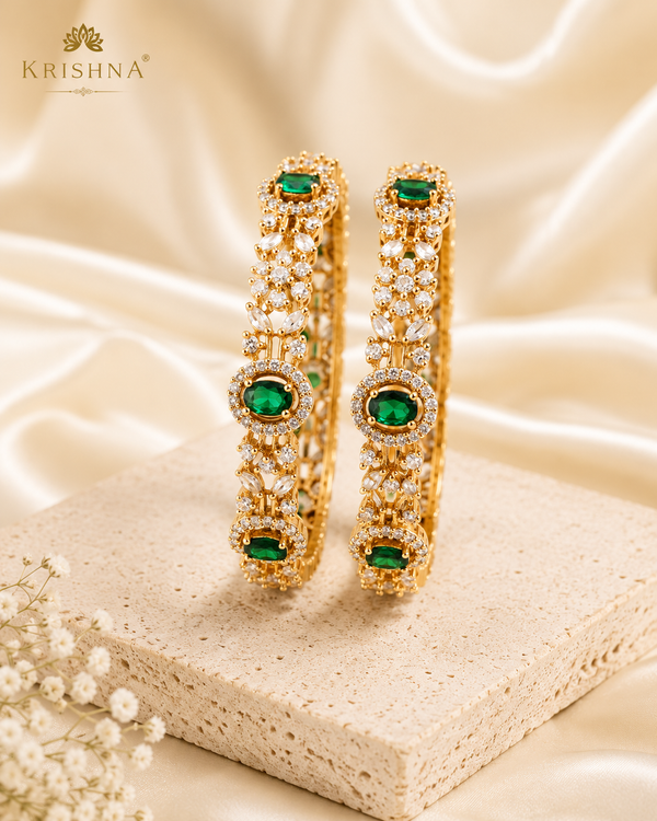 Elegant Designer Stone Bangles for Women