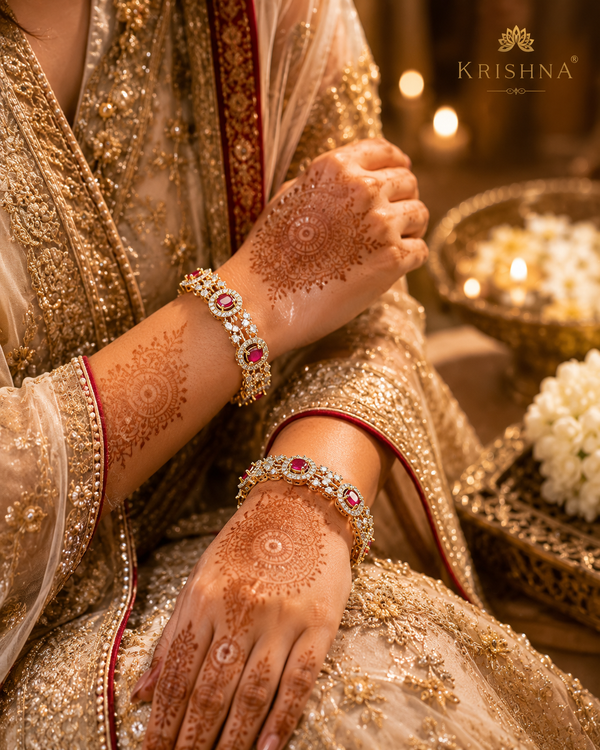 Elegant Designer Stone Bangles for Women