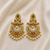 Traditional Artificial Chandbali Pearl Drop Earrings for Women