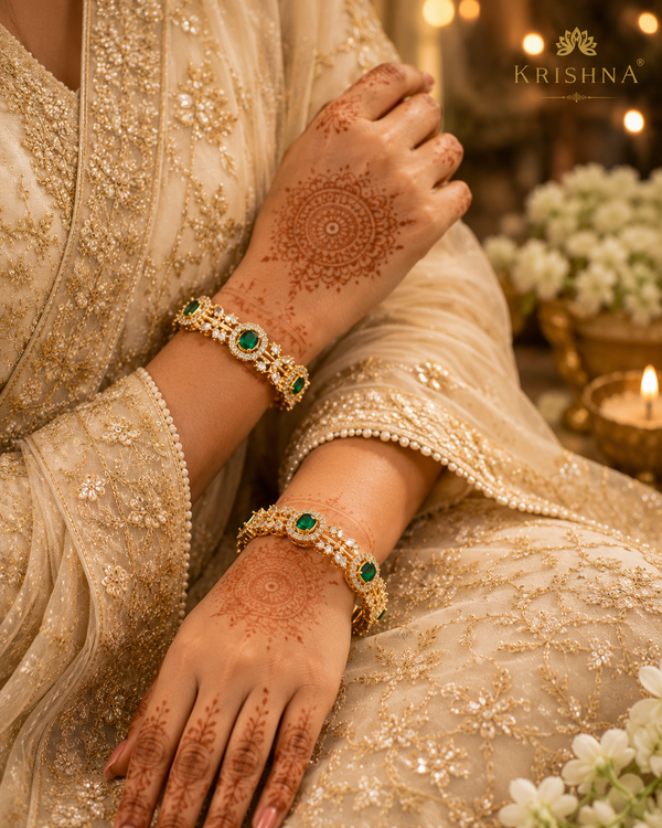 Elegant Designer Stone Bangles for Women