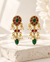 Traditional Artificial Stone & Pearl Drop Earrings for Women